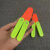 励阳蝴蝶萝卜刀玩具夜光 会发光的3D重力折叠蝴蝶胡萝卜刀玩具模型 【大号】