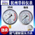 杭州富阳华科压力表储气罐耐震径向轴向耐震充油表YN60YN100Z YN60Z轴向耐震压力表0-1.0MPa