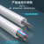 双下（SUAXUA）裸纤保护管4*5.5mm护纤管光缆交接箱odf光纤配线架尾纤保护套管厚圆形白色100米/卷 SX-QA707