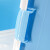 都格（Duge）塑料带提手收纳箱 储物加厚整理箱 北欧蓝标准小号8L