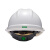 梅思安/MSA V-Gard500 ABS透气孔V型安全帽 一指键帽衬 带下颏带 白色 1顶 可定制 IP