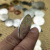 TLXT手指转硬币魔术币怪盗基德抖音道具肯尼迪半美元币30mm C款天使 30mm原光银骷髅 30mm