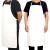 鑫工派 PVC围裙 白色围腰加厚防水防油耐酸碱厨房餐厅工业劳保围裙 经典白皮 单位：件