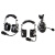 HeilSound Pro7 航空式降噪耳麦 耳机 通信 业余无线电 电台 Pro7-动圈-黑