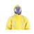 汉盾（HANDUN）HD-BP618 黄色带帽连体式防颗粒物防液体飞溅工业防化服（不含面罩）XXXL码