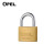 OPEL 铜挂锁 仓库大门储物柜子锁行李箱锁 一字槽 （铁钥匙） DM-E50