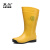 莱尔 R-11-19  耐酸碱防滑耐磨安全靴雨靴防护靴 黄色 44码 一双