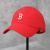 韩国代购洋基队帽子棒球帽女款软顶夏NY小标绿色鸭舌帽LACP77 红色B字小标 CP77当天发货 可调节