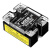 单相80A固态继电器SAP4880D 直流控交流220V继电器 SAP4880D+CR75散热器