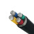 尚可 YJLV铝线电缆线国标三相四线铠装电缆  3*240+1平方  10米