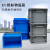 阿笛莫（ADIMO） 周转箱 1000*400*290mm 灰色 EU箱无盖加厚塑料物流箱汽配收纳整理储物箱 EU41028