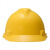 呗哩兔MSA梅思安V型防砸安全帽工地施工领导建筑工程头盔透气国标加厚男 白色ABS 一指键