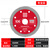 锯片 瓷砖 切割片干切耐用不崩边石材玻璃岩板专用锯片切割刀片 120水刀专用锯片(1片)(120 20 1.