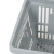 海斯迪克 HKCC16 超市购物篮 手提储物篮筐 塑料菜篮子 大号灰色