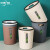 简约手提垃圾桶 卫生间厨房塑料垃圾桶办公室纸篓 小号方形颜色随机发货
