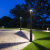灯典（DENG DIAN）LED户外庭院高杆灯公园照明路灯室外防水园林景观草坪灯方形P-103104-200 30w 3000K IP54