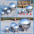 304不锈钢圆球大门不锈钢空心装饰球围墙球不锈钢连体球圆座管球 镜面30CM/底座16
