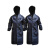 聚远 JUYUAN 雨衣 连体 牛津反光条风衣 深蓝色 均码（170-190）.