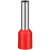 定制适用插针接线端子E0508VE7508E1008E1508E2508压线接头管型铜 E0508（1000只）（0.5平方） 红色