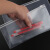 厚创 拉链档案袋 透明发票袋多功能防水收纳袋 A5【250*117mm 10个】