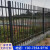 锌钢铁艺围墙护栏氟碳烤漆学校铁艺栅栏小区工厂锌钢护栏方管围栏