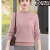 firight ordos stephen鄂尔多斯市秋冬装时尚中年羊绒衫毛衣女士新款高端打底衫 紫色 M