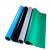 婕茵桐台垫防滑耐高温橡胶垫绿色胶皮桌布工作台垫实验室维修桌垫 亚光绿黑色0.6米*1.2米*2mm 分别