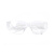 3M护目镜11228防护眼镜 防冲击 经济型无框眼镜 一副装  DKH