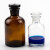 雷海透明试剂瓶玻璃密封瓶具棕色细口瓶250ml（磨口棕色玻璃）