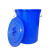 兰诗（LAUTEE）DA2149 大号塑料桶工业储存胶桶带盖圆形储水桶 白色160升【无盖】