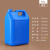 水杉10L方桶蓝色提手方形桶加厚款塑料桶实验室专用超大容量试剂桶10升