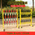 玻璃钢绝缘伸缩管式围栏电力安全施工围挡可移动护栏幼儿园隔离栏 高1.2*2米红白色加厚国标