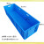 特大号长方形加厚周转箱EU物流工具箱龟箱零件盒养殖箱物流框 蓝色41028：100*40*28cm 需要蓝 裸箱