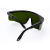 HKFZ1064nm激光打标机雕刻机防护眼镜镭雕切割焊接护目镜 黑架墨绿镜片(加厚)+眼镜袋