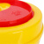 海斯迪克 HK-7010 圆型黄色利器盒 卫生所锐器盒 黄色小型废物桶医院诊所科室 圆形利器盒1L（10个）