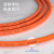 山泽 8芯OM4万兆网线多模室内光纤光缆 GJFJV/GJFJH束状软光缆 100米G4-8100