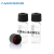 Amicrom玻璃瓶2mL螺纹口色谱样品瓶10-425透明进样瓶瓶盖子瓶 黑盖+垫片 100套 B-10-SP3002-2