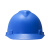 梅思安/MSA V-Gard PE标准型V型安全帽工地施工建筑劳保头盔 一指键帽衬 蓝色 1顶 可定制 IP