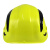 代尔塔/DELTAPLUS 102202 男女防撞头盔透气型视野宽广无帽檐设计ABS安全帽 黄色 1顶 企业专享