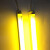 黄色安全灯管 无紫外线灯管TL-D 36W/16 18W黄光管 18W灯管+铝合金净化灯罩 16-20W