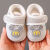 伊顿德鲁秋冬季0-1岁男女宝宝棉鞋学步鞋3-6-12个月婴儿鞋保暖厚加绒二棉 棉鞋纯色米奇灰色（牛筋底） 内长10.5cm（0-3个月）
