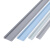 线槽板 PVC配线槽单独盖板盖子电柜箱线槽盖深灰白蓝色滑盖卡扣式 40宽*10根=20米 深灰色