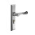 卡英 安防套装门锁 拉丝不锈钢面板锁具 (138-60反提上锁)带钥匙