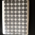 布基标签塑基圆标24灰色炭纤维不干胶标签30布基胶贴25宽圆点 30mm(5000片)