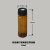 科研斯达 顶空螺口瓶透明棕色玻璃螺口顶空进样样品瓶 顶空瓶棕色 盖子+PTFE垫片  40ml 100套/盒