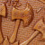 南暖桃木斧子五福临门挂件木雕斧头扇形挂件大中小号 原色 58厘米