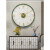 伯莎丹顿（BERTHA  DENTON） 现代轻奢黄铜贝壳挂钟客厅家用时尚静音钟表免打孔创意石英钟表 小号金属盘-进口机芯