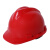 伟华世纪 安全帽工地男 施工领导高级生产建筑工程头盔国标加厚ABS透气免费印字 V型加厚款-红色