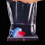 飞尔（FLYER）透明pe自封袋 密封袋 加厚塑料封口袋 包装袋【7×10cm 100只 8丝 红边】10包起批