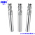 SKAK钨钢铣刀 HRC60度标准长或柄加长不锈钢专用圆鼻铣刀 CNC数控锣刀 8R0.5*8D*75L